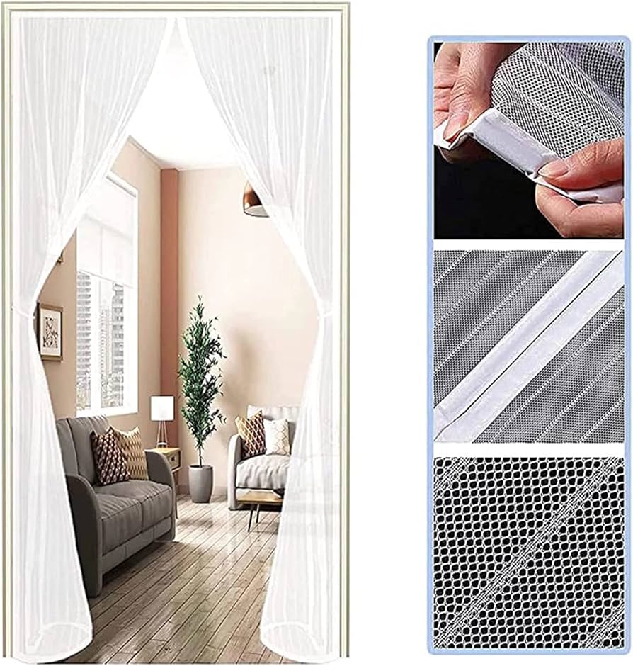 Magnetic Foldable Anti Mosquito Door Curtains
