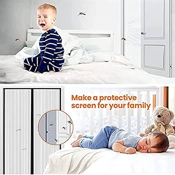 Magnetic Foldable Anti Mosquito Door Curtains