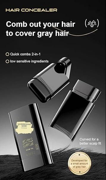 Convenient 2 In 1 Touch-Up Comb Hair Dye