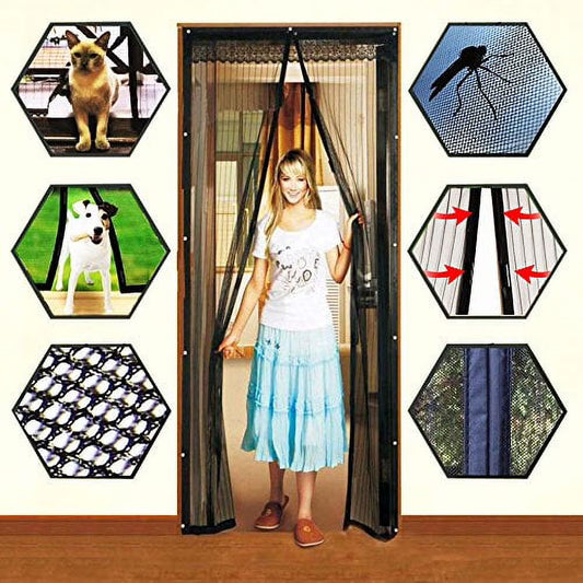 Magnetic Foldable Anti Mosquito Door Curtains